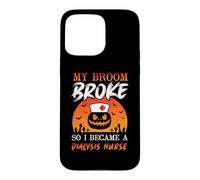 My Broom Broke So Now I'm A Nurse Funny Halloween Costume Coque pour iPhone 15 Pro Max