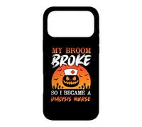 My Broom Broke So Now I'm A Nurse Funny Halloween Costume Coque pour iPhone 17 Pro Max