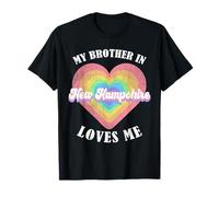 My Brother in New Hampshire Loves Me Heart États-Unis T-Shirt