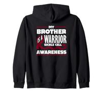 My Brother is A Warrior Faucille Cell Awareness Sweat à Capuche