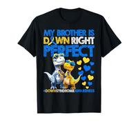 My Brother is Down Right T21 Sensibilisation Parfaite au Syndrome de Down T-Shirt
