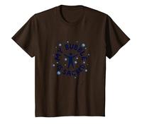 My Bubble is Sacred Not Friendly Do Not Touch Introverti T-Shirt, Enfant, Marron, 4 Ans