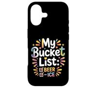My Bucket List Beer Ice Drinker Routine Party Bar - Coque pour iPhone 17
