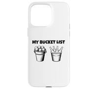 My Bucket List Funny Golf and Beer for Dad Coque pour iPhone 15 Pro Max