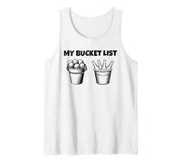 My Bucket List Funny Golf and Beer for Dad Débardeur