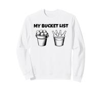 My Bucket List Funny Golf and Beer for Dad Sweatshirt