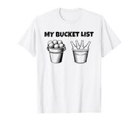 My Bucket List Funny Golf and Beer for Dad T-Shirt