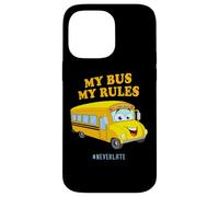 My Bus... My Rules - Men's Cute School Driver Graphic Coque pour iPhone 14 Pro Max