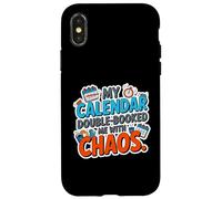 My Calendar Double Booked ME with Chaos Coque pour iPhone X/XS