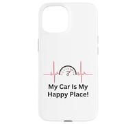 My Car is My Happy Place - Car Guy Racer Auto Mechanic Racer Coque pour iPhone 15