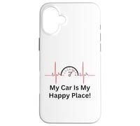 My Car is My Happy Place - Car Guy Racer Auto Mechanic Racer Coque pour iPhone 16 Plus