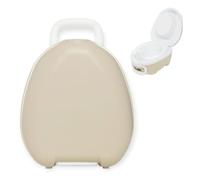 My Carry Potty - Pot de Voyage Beige Naturel, Meilleur Siège de Toilette Portable pour les Tout-Petits et les Enfants à Emporter Partout