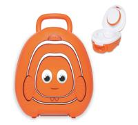 My Carry Potty - Pot de Voyage Poisson rouge, Meilleur Siège de Toilette Portable pour les Tout-Petits et les Enfants à Emporter Partout
