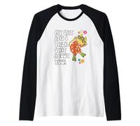 My Cat and I Talk SH!t About You Patins à roulettes Motif Floral Manche Raglan