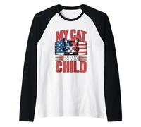 My Cat is My Child Manche Raglan