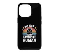My Cat is My Favorite Human Coque pour iPhone 13 Pro