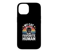 My Cat is My Favorite Human Coque pour iPhone 14
