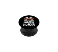 My Cat is My Favorite Human PopSockets PopGrip Adhésif