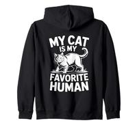 My Cat is My Favorite Human Sweat à Capuche