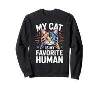My Cat is My Favorite Human Sweatshirt