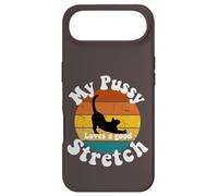 My Cat Loves A Good Stretch Adult Humor Cat Coque pour iPhone Air