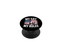 My Cat My Rules PopSockets PopGrip Adhésif