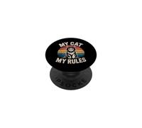 My Cat My Rules PopSockets PopGrip Adhésif