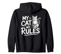 My Cat My Rules Sweat à Capuche