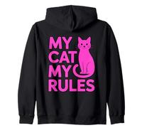 My Cat My Rules Sweat à Capuche
