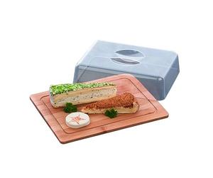 My CE2601021 Cloche à fromage en bambou 25x20cm, Bamboo, Beige, 25 cm