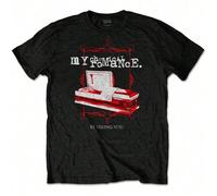 My Chemical Romance | Official Band T-Shirt | Coffin - 24-Hour Fast Shipping! Let the world know you wear your emo heart on your sleeve.This officially licensed My Chemical Romance tee features the bo