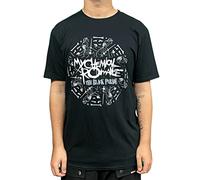 My Chemical Romance T Shirt Circle March Band Logo Nouveau Officiel Homme Noir Size M
