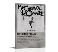 My Chemical Romance The Black Parade Poster décoratif haut de gamme - Affiches murales rétro classiques pour décoration de chambre d'adolescent, salon, chambre à coucher, style cadre, 61 x 91,4 cm (60