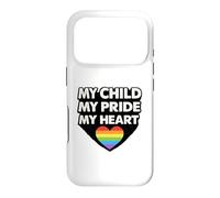 My Child My Pride My Heart Support pour Parents LGBTQ Coque pour iPhone 17 Pro
