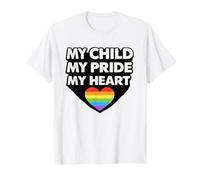 My Child My Pride My Heart Support pour Parents LGBTQ T-Shirt