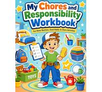 My Chores and Responsibility Workbook: Chore Charts, Home Routines, Cleaning Activities, and Good Habit Practice for Kids Ages 6-8