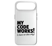 My Code Works ! (I Have No Idea Why) Programmateur Amusant Coque pour iPhone Air