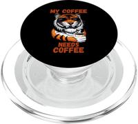 My Coffee Needs Coffee Lover Funny PopSockets PopGrip pour MagSafe