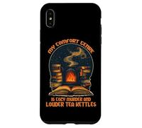 My Comfort Genre is Cozy Murder and Louder Tea Kettles Coque pour iPhone XS Max