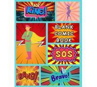 My Comic Book: A Blank Sketchbook for Creative Storytelling: Draw, Write, and Create Your Own Comics with 108 Pages of Unique Panel Designs