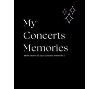 My Concerts Memories: Write down all your concerts memories
