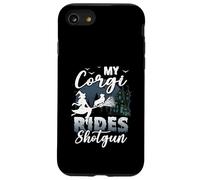 My Corgi Rides Shotgun Cool Halloween Protector pour chien sorcier Coque pour iPhone SE (2020) / 7 / 8