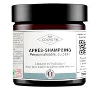 MY COSMETIK - Base neutre d'après-shampooing personnalisable COSMOS Natural certifié par ECOCERT - Nourrissant et hydratant - Riche en jus d'aloé Véra - 175 ml