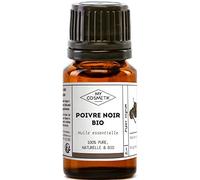 MY COSMETIK - Huile Essentielle de poivre noir BIO AB - Issue de l'agriculture Biologique - Chémotypées HEBBD/HECT - 100% pure et naturelle - Certifié ECOCERT - Fabriqué en France - 10 ml