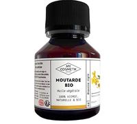 MY COSMETIK - Huile végétale de Moutarde - Cosmétique Biologique - 100% pure et naturelle - Fabriqué en France - Tonique capillaire et cutané - 100 ml