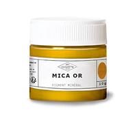 MY COSMETIK - Mica or - Pigment minéral - 10 g - en pot cristal
