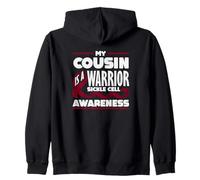 My Cousin is A Warrior Faucille Cell Awareness Sweat à Capuche