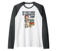 My Craft Room is A Crafting Humour Messy Chaos Vibes Crafter Manche Raglan
