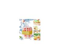 My Crush Cup Ice Cube, Ice Crush Cup, Zero Touch Ice Cube Mold Bottle Cup Ice Cube Mold Bottle Cup 2 en 1 Bac à glaçons sans contact Bouteille d'eau avec couvercle et bac pour la fabrication de