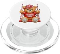 My Cuddle Buddy Ours en Peluche en Forme de cœur Rouge Cadeau de Saint-Valentin PopSockets PopGrip pour MagSafe